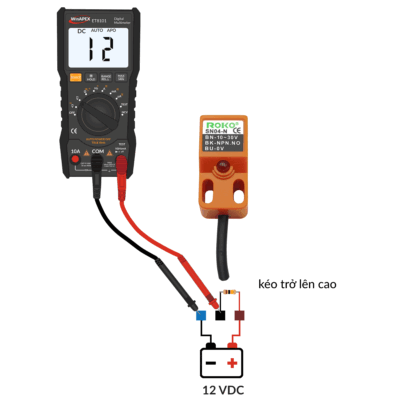 Cảm biến tiệm cận ROKO SN04-N NPN chính hãng